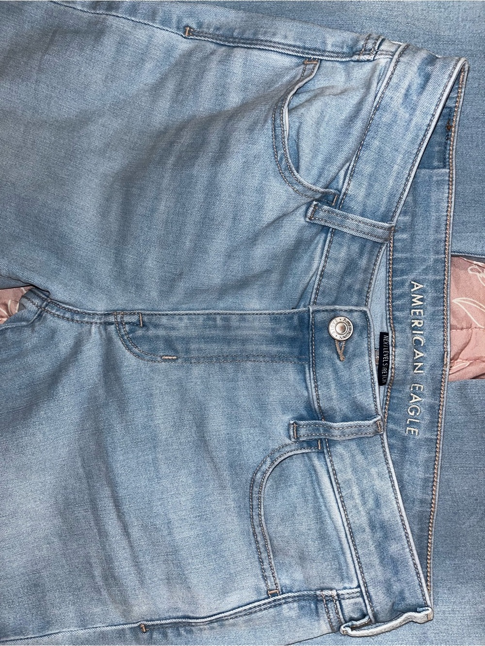 American Eagle Outfitters Light Blue Denim Jeans - Picture 2 of 5
